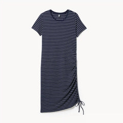 Side Ruched Midi Dress