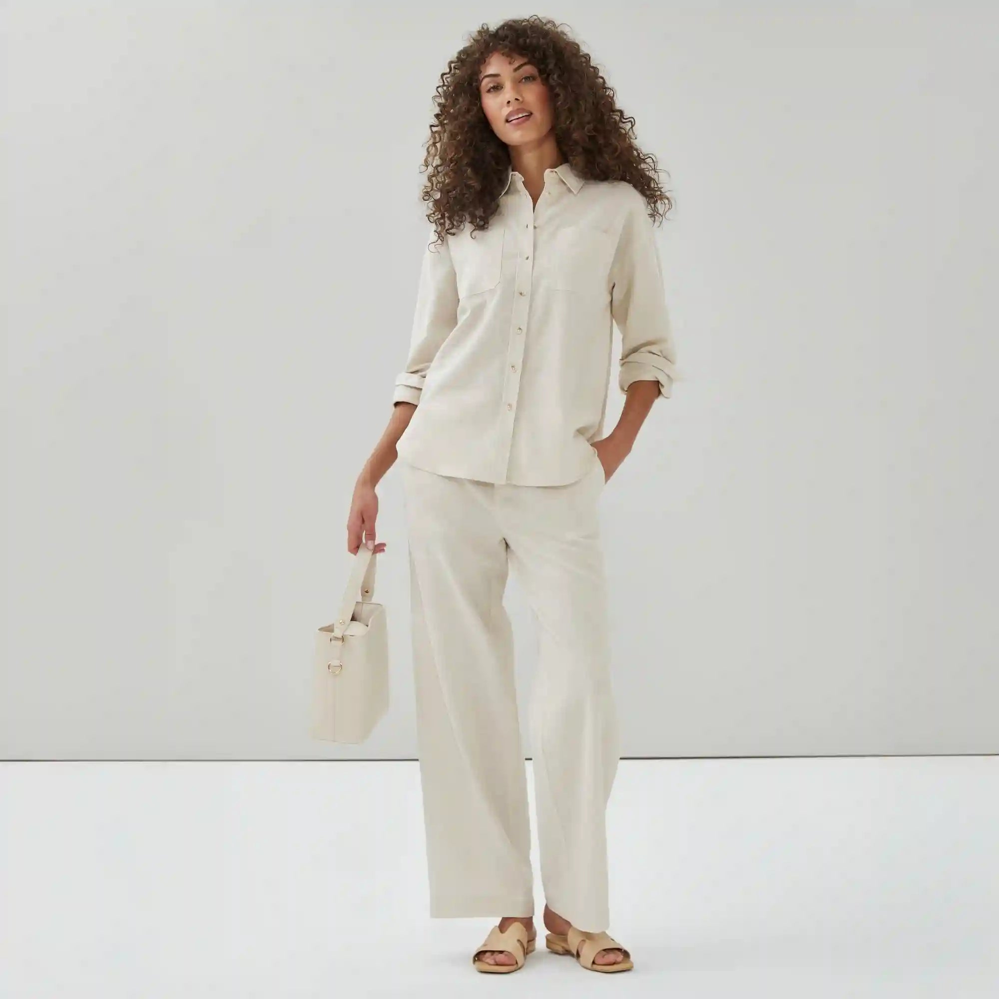 Linen Cotton Oversized Shirt