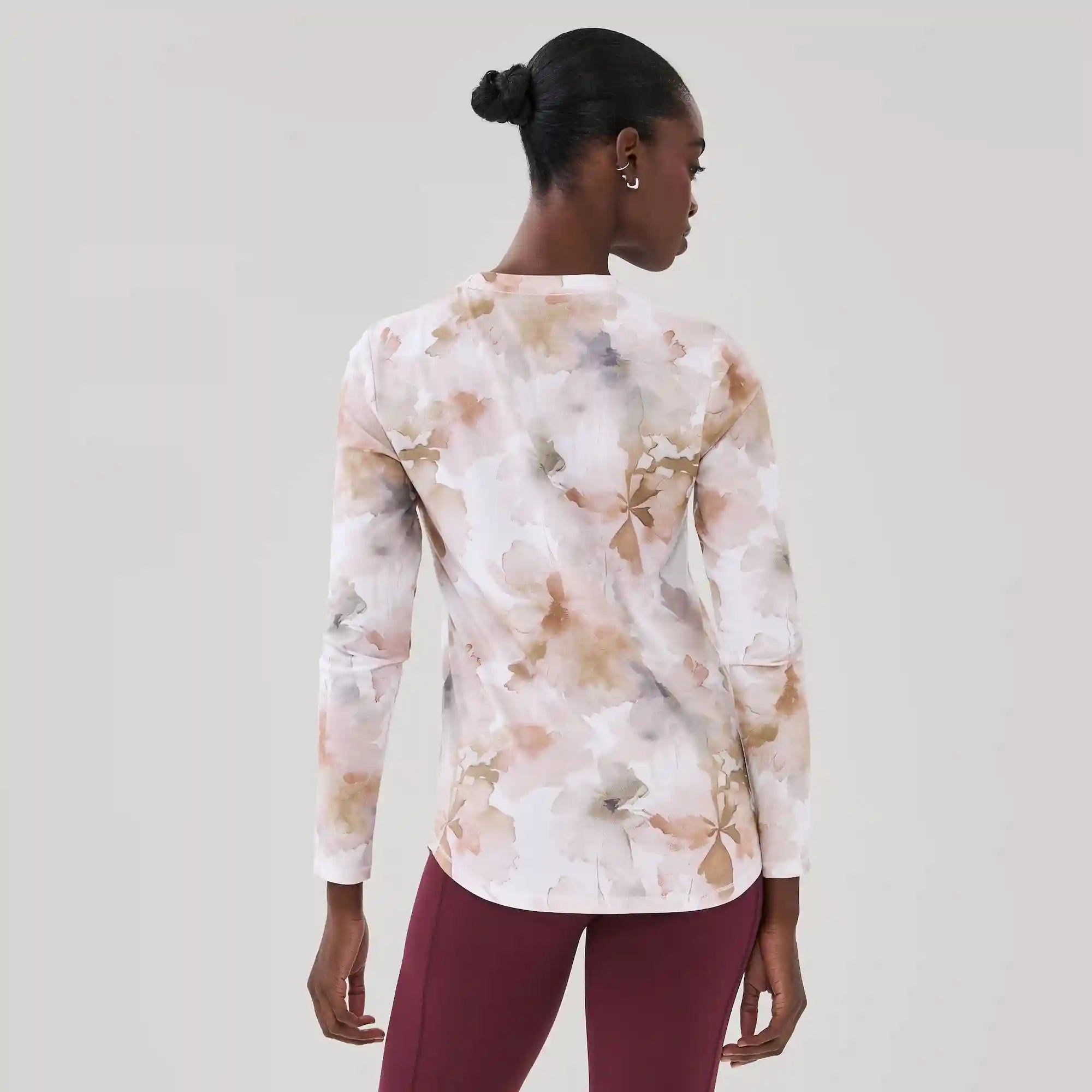 Active Printed Long Sleeve Top