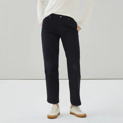 Relaxed Black Wash Jean