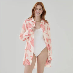 Gauze Button-Up Shirt