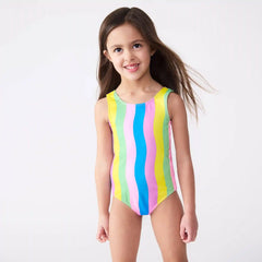 Toddler Girls' Printed 1-Piece Swimsuit