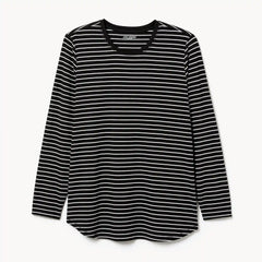 Women+ Active Striped Long Sleeve Top