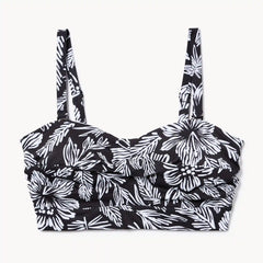Women+ Printed Front Twist Bikini Top