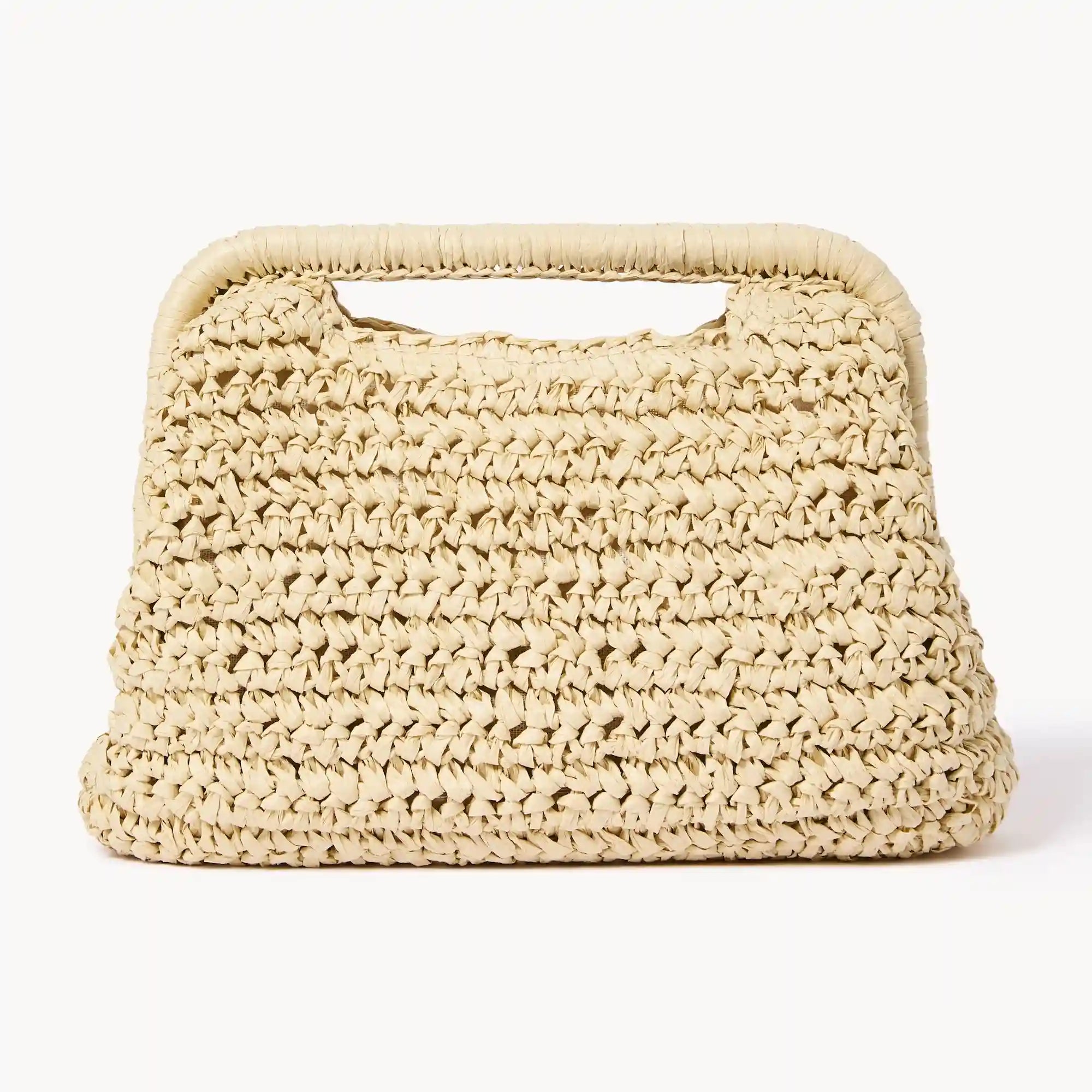Raffia Clutch