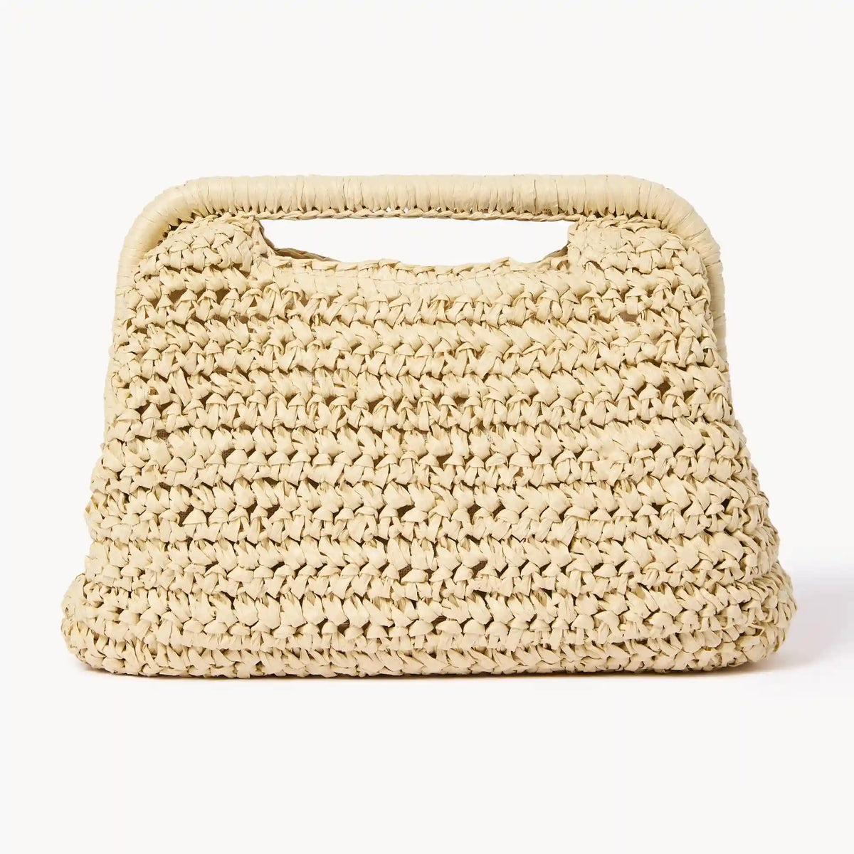 Raffia Clutch