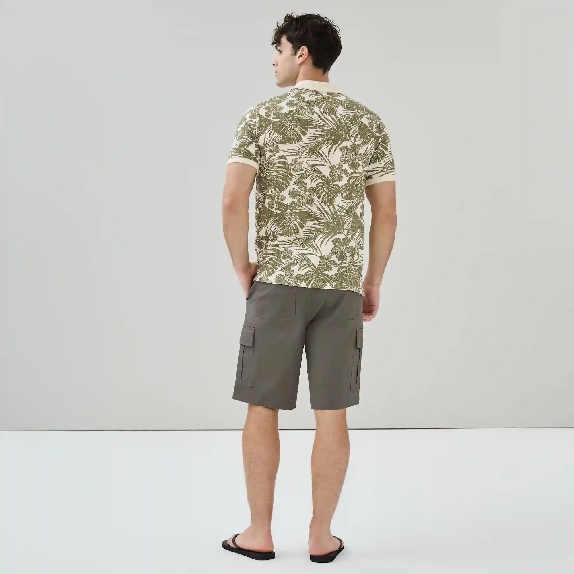 Men's Essential Printed Polo