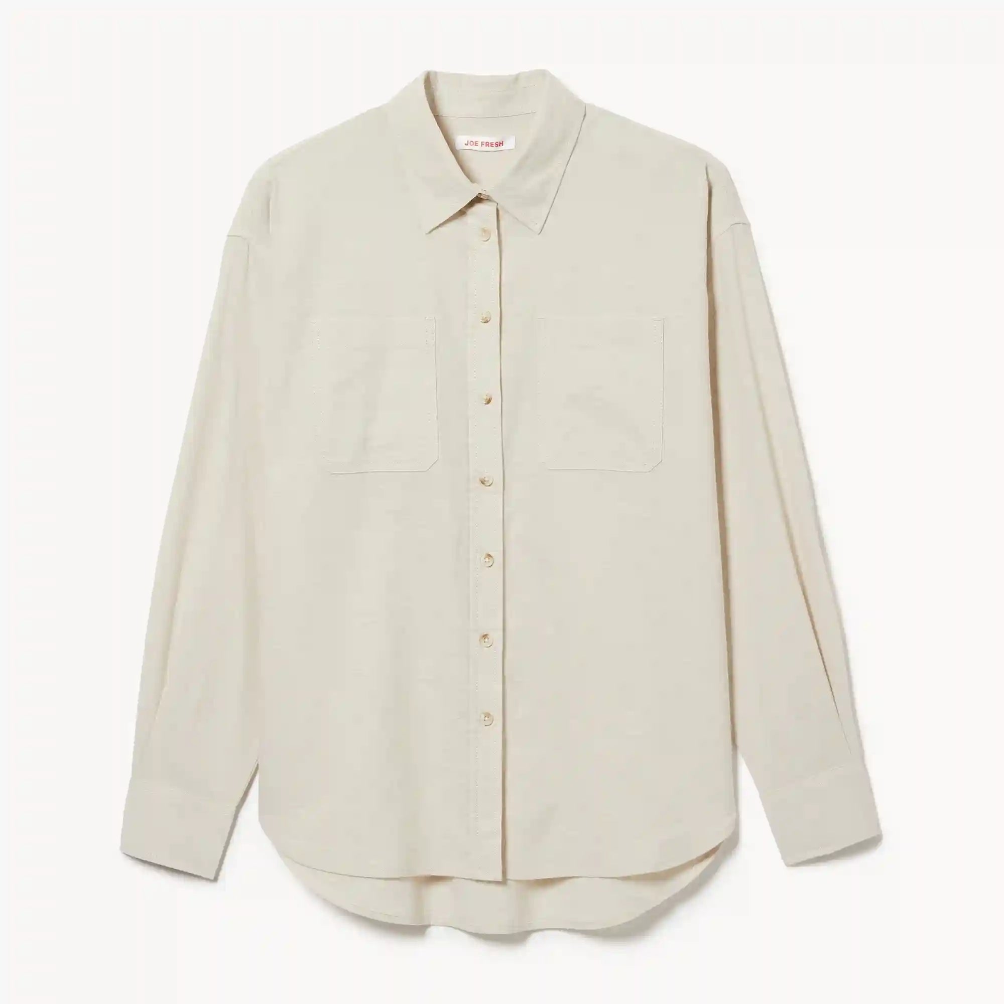 Linen Cotton Oversized Shirt