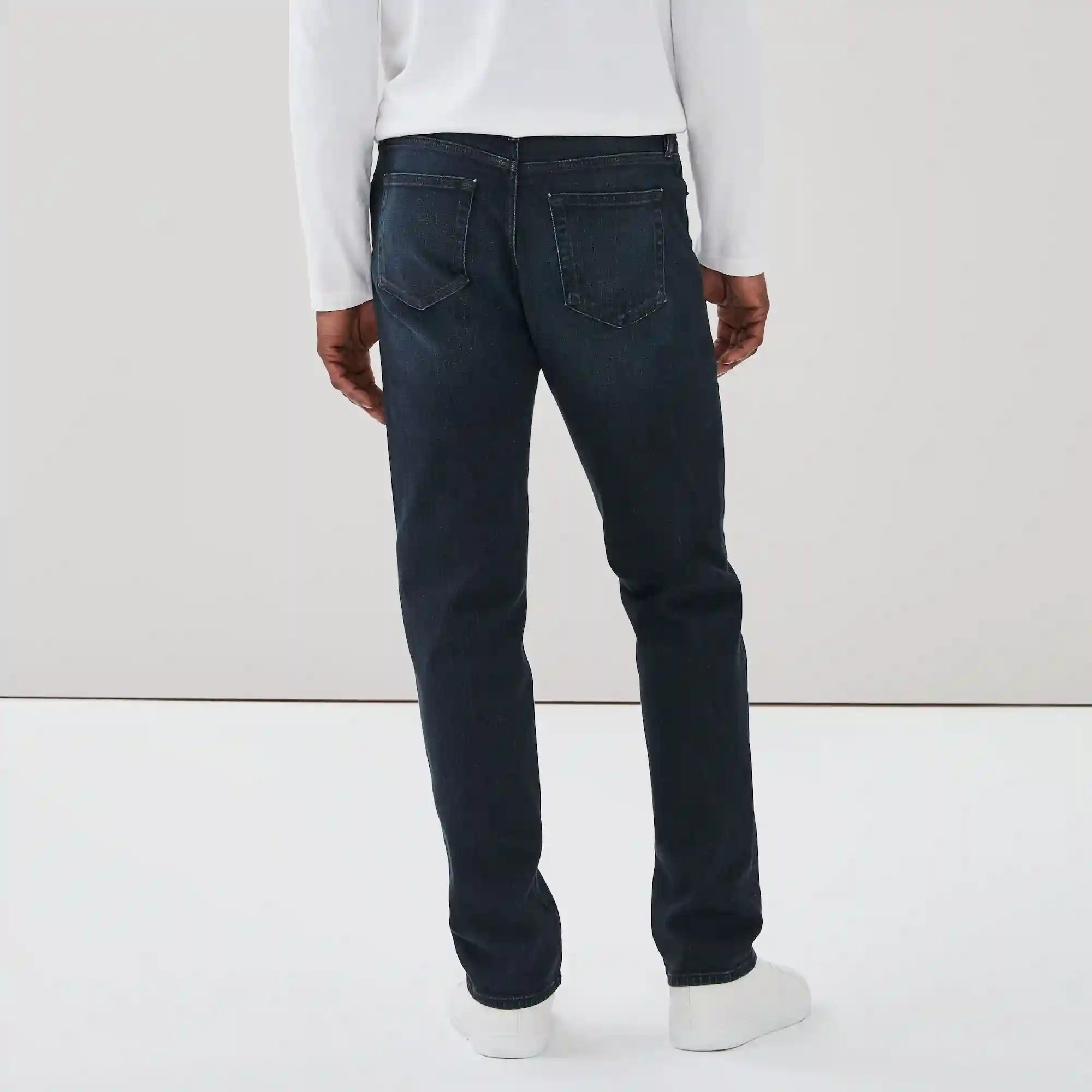 Men's Dark Wash Flex Straight Jean