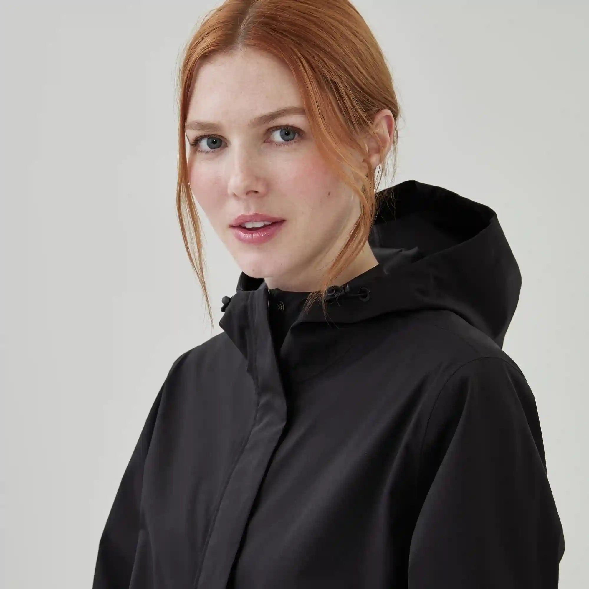 Hooded Midi Raincoat
