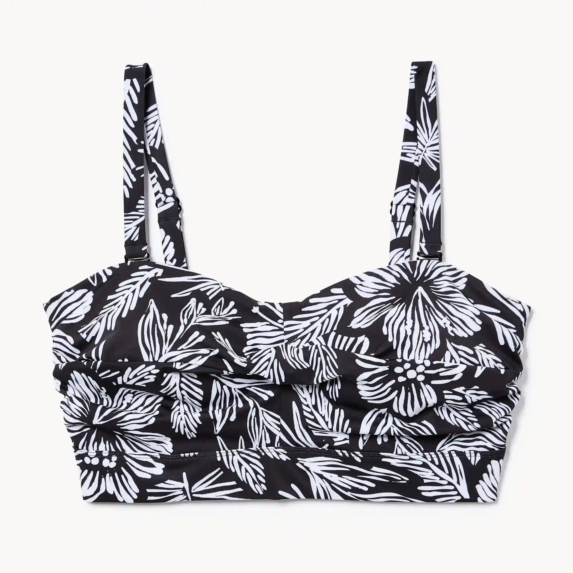 Women+ Printed Front Twist Bikini Top