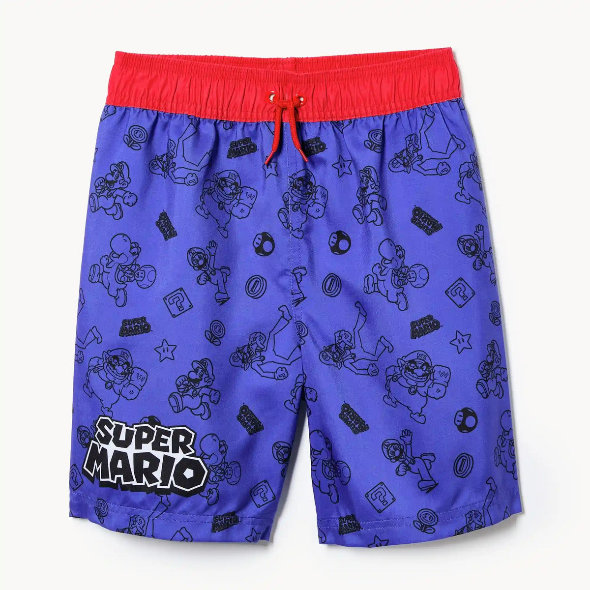 Kid Boys' Nintendo Super Mario Swim Short