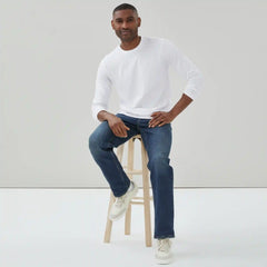 Men's Organic Cotton Crewneck Long Sleeve
