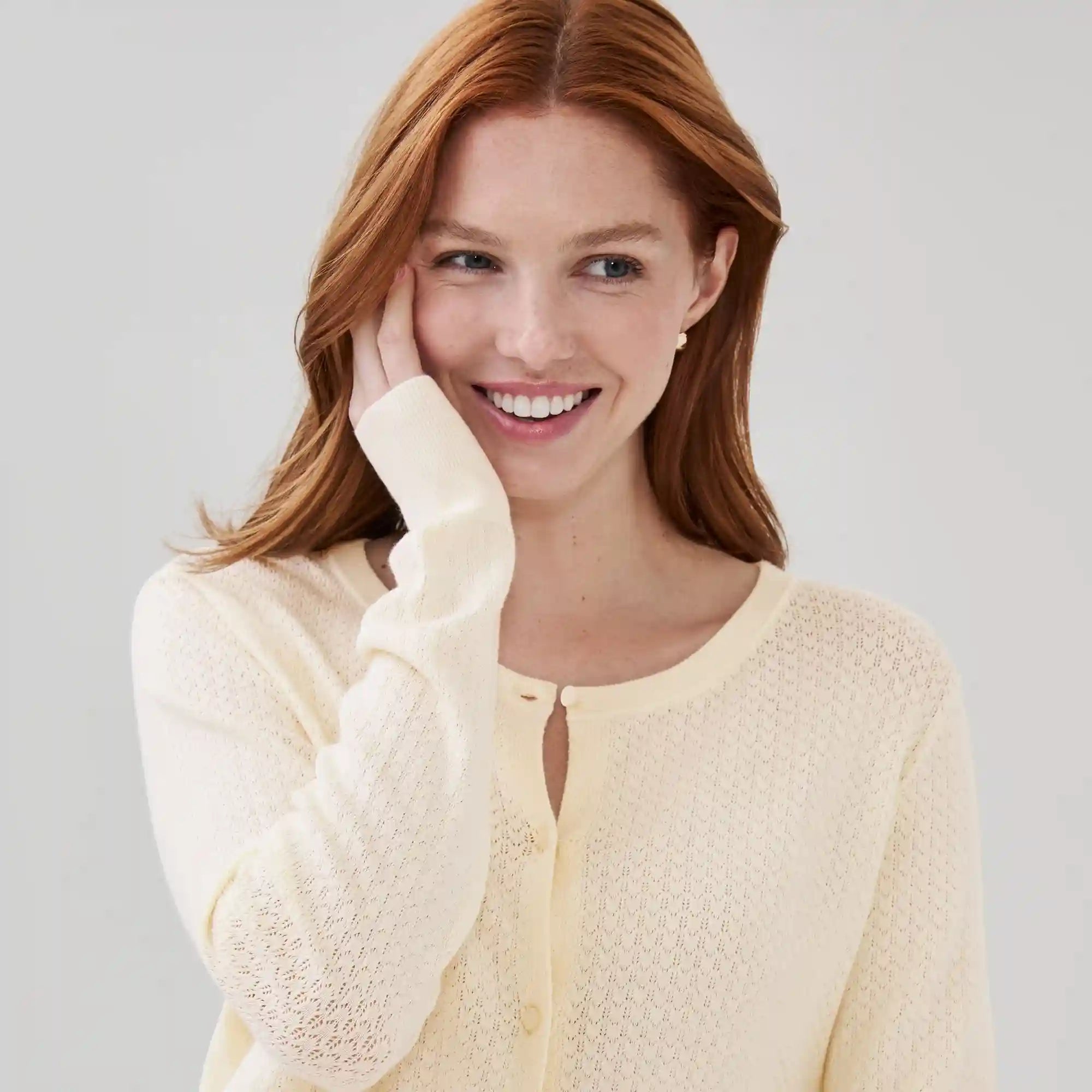 Pointelle Cardigan
