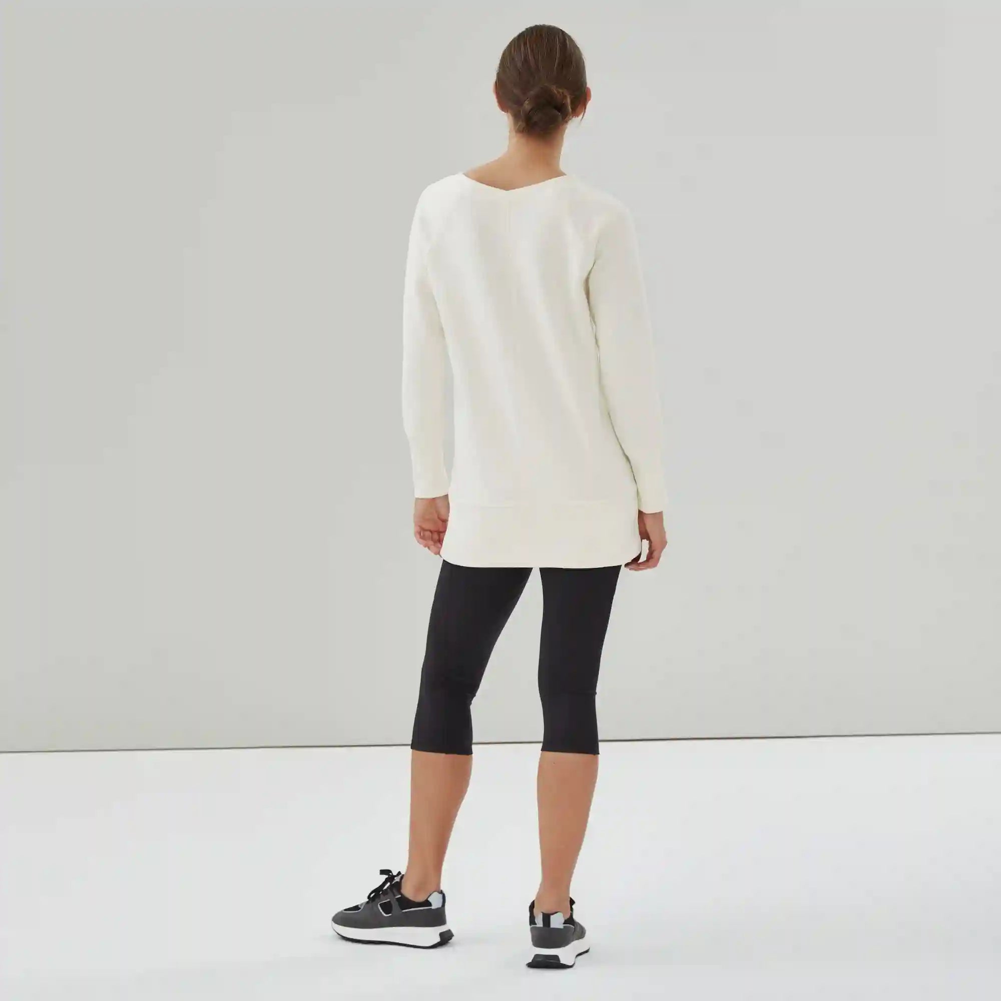 Active Fleece V-Neck Sweatshirt