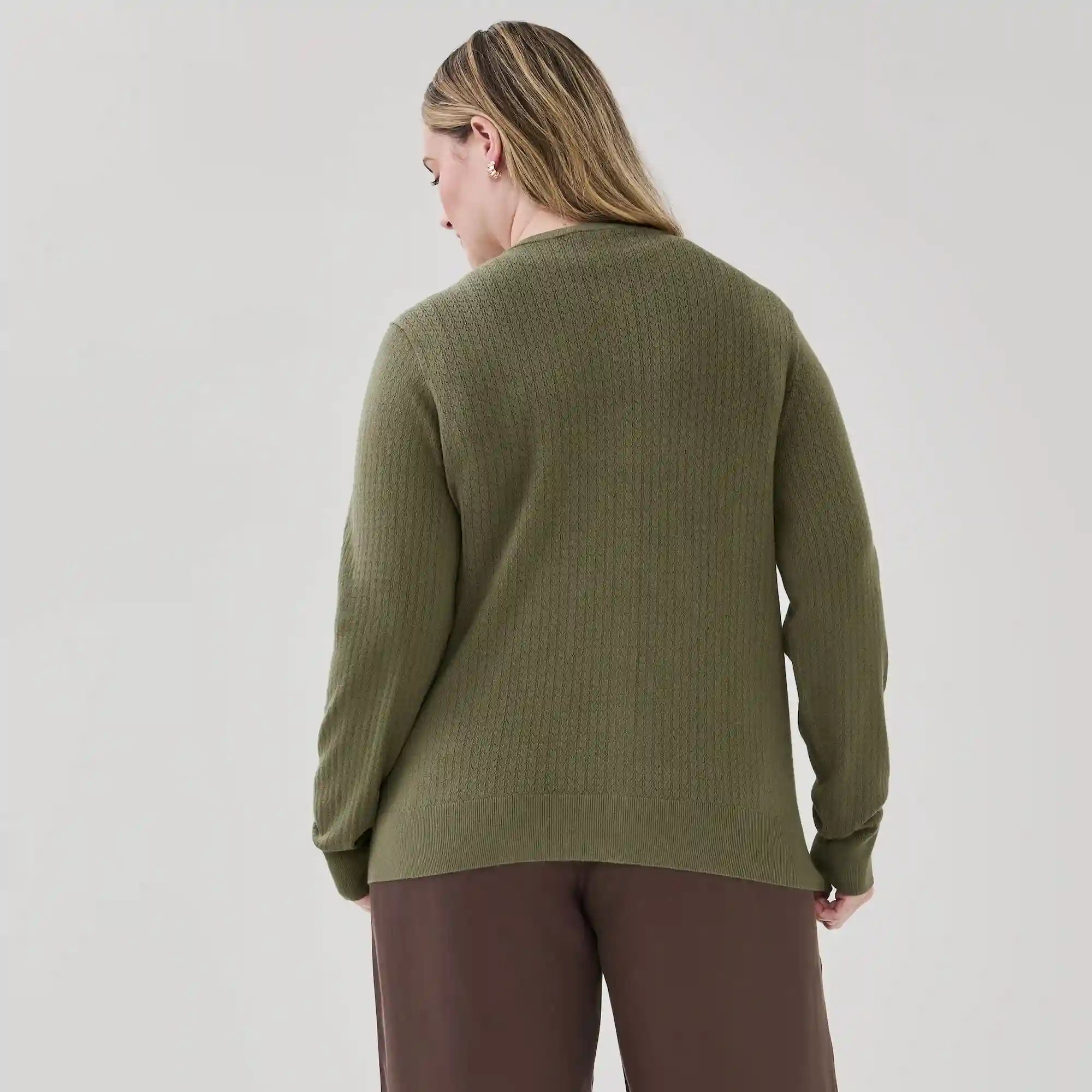 Women+ Pointelle Cardigan