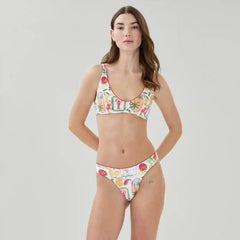 Printed Bikini Bottom