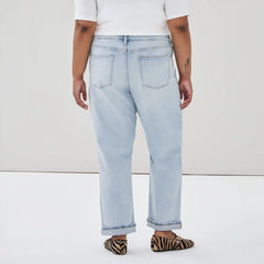 Women+ High Rise Straight Leg Jean