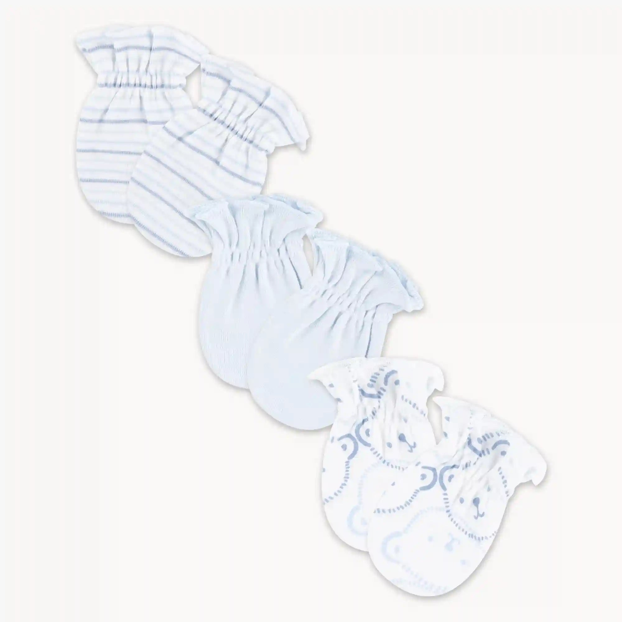 Newborn Huggies Organic Cotton Mittens 3-Pack