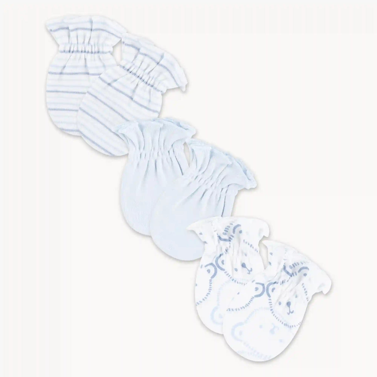 Newborn Huggies Organic Cotton Mittens 3-Pack