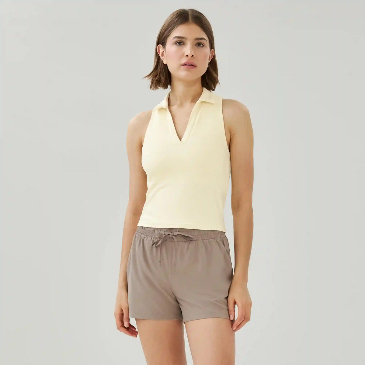 Cropped Golf Polo Tank