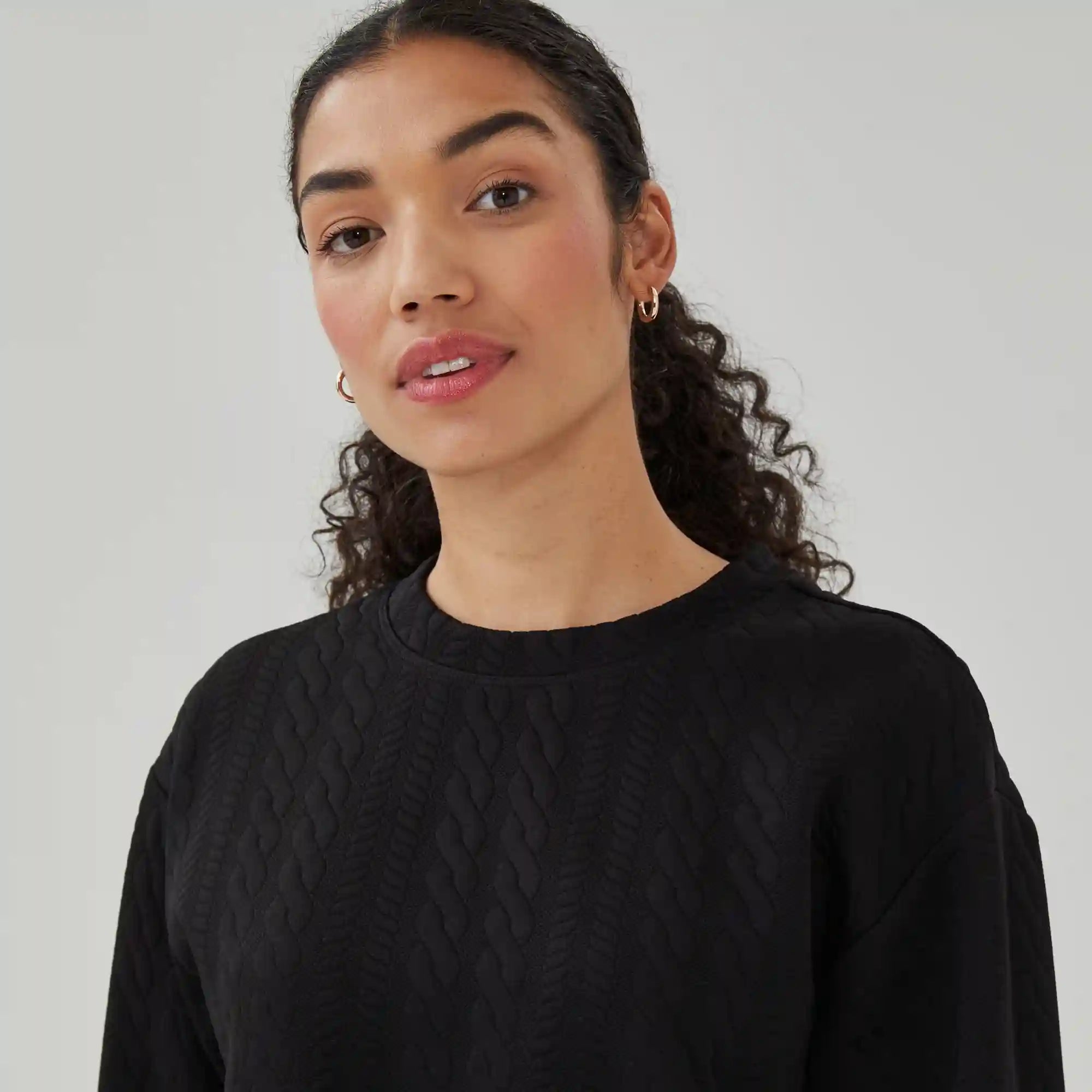 Active Quilted Sweatshirt