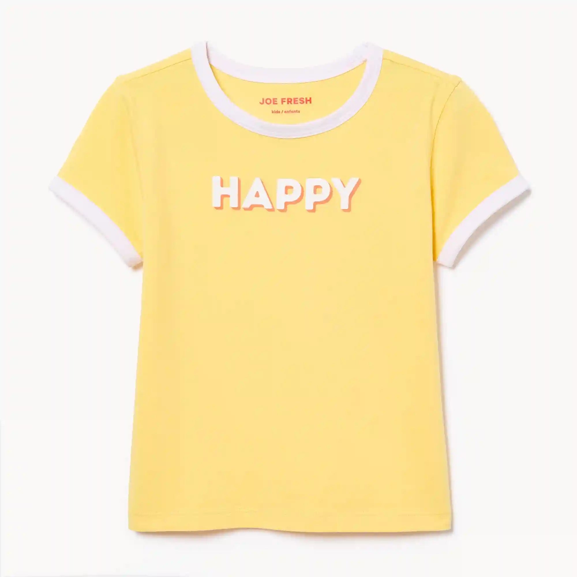 Kid Girls' Graphic Ringer T-Shirt