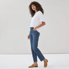 High Rise Straight Leg Jean