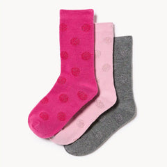 Kid Girls' 3-Pack Crew Socks