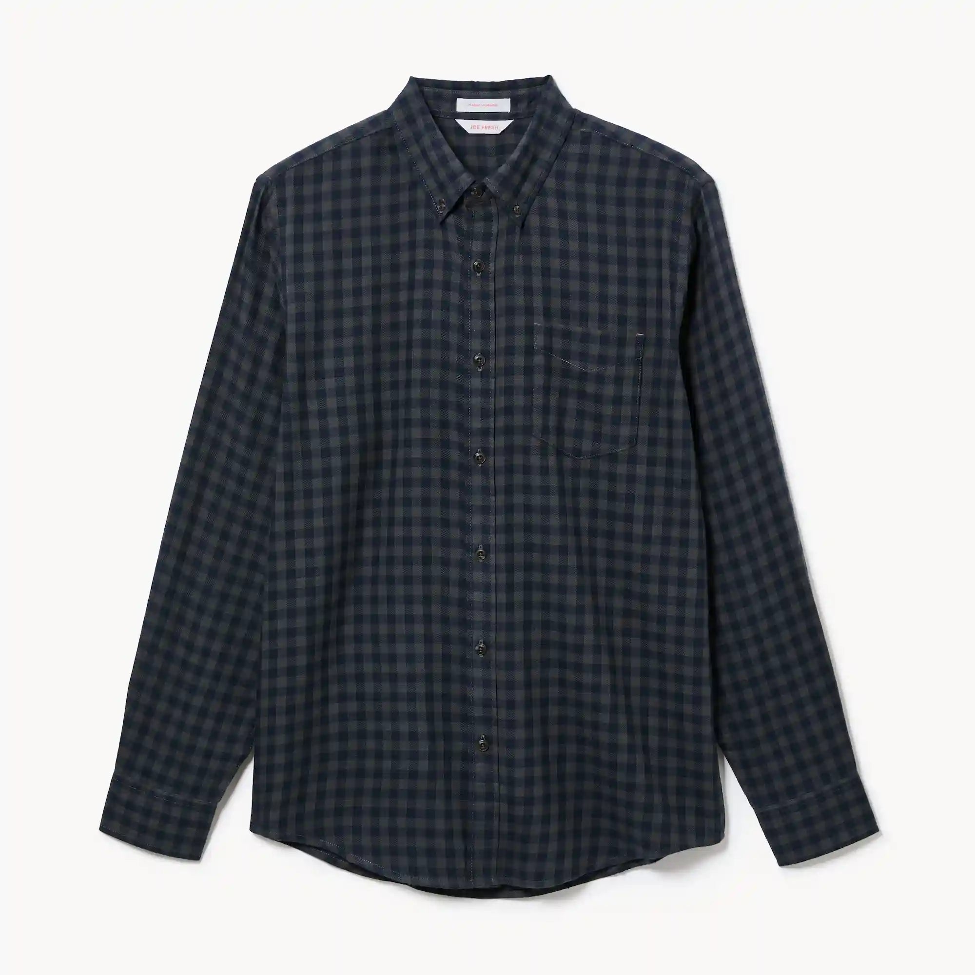 Men's Flannel Button-Down Shirt