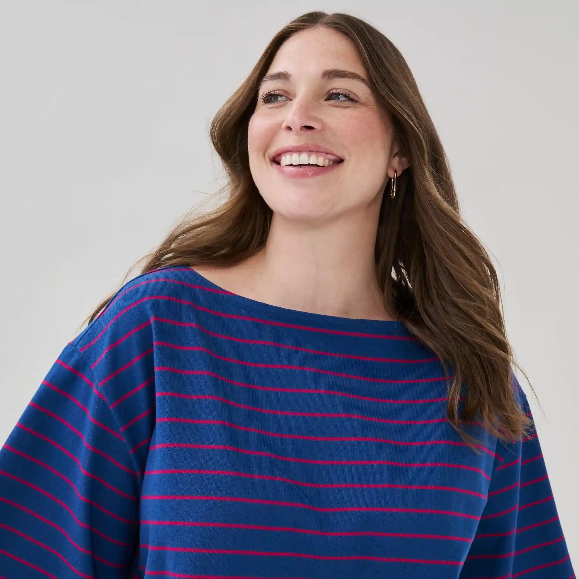 Women+ Striped T-Shirt Dress