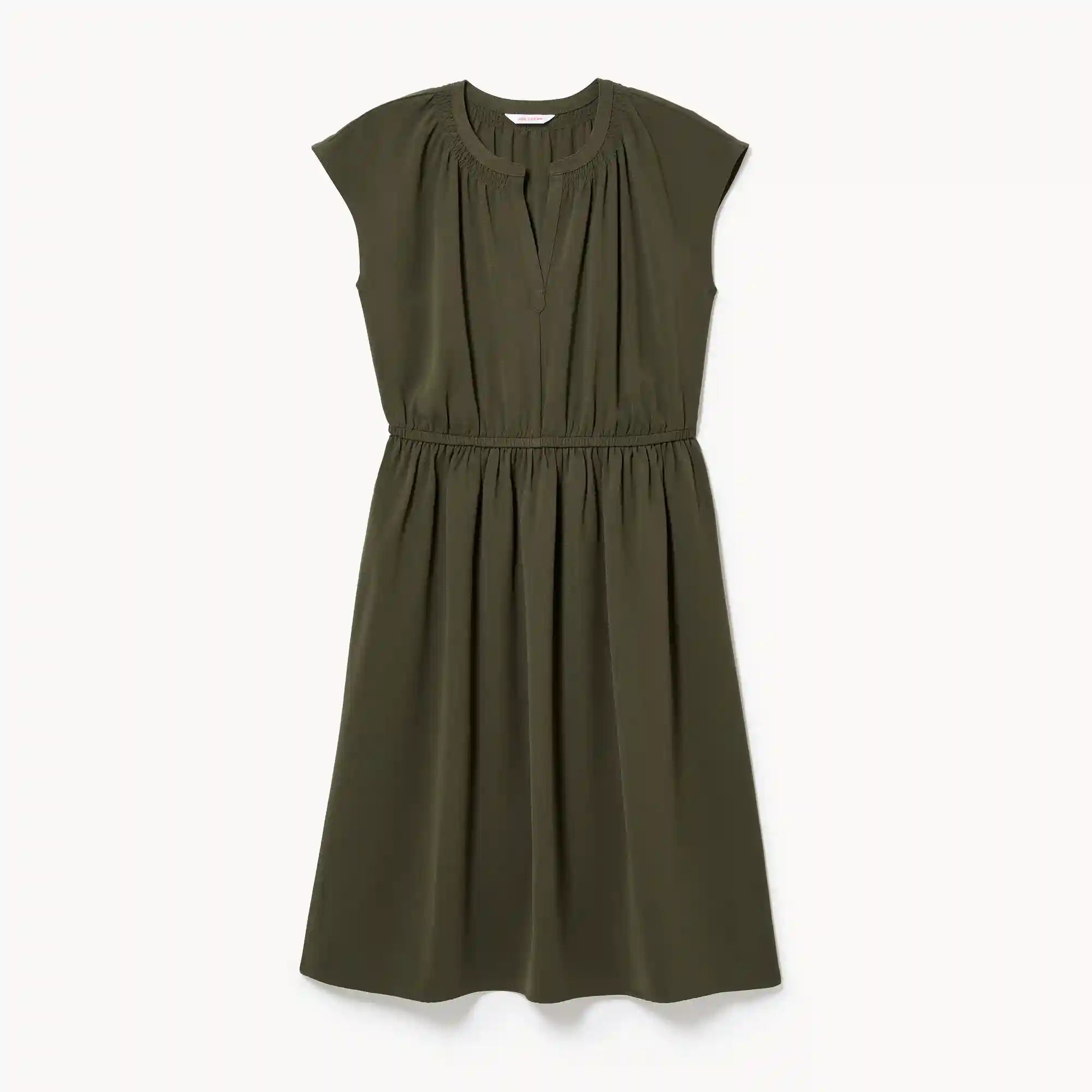 Crepe Short Sleeve Dress