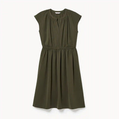 Crepe Short Sleeve Dress