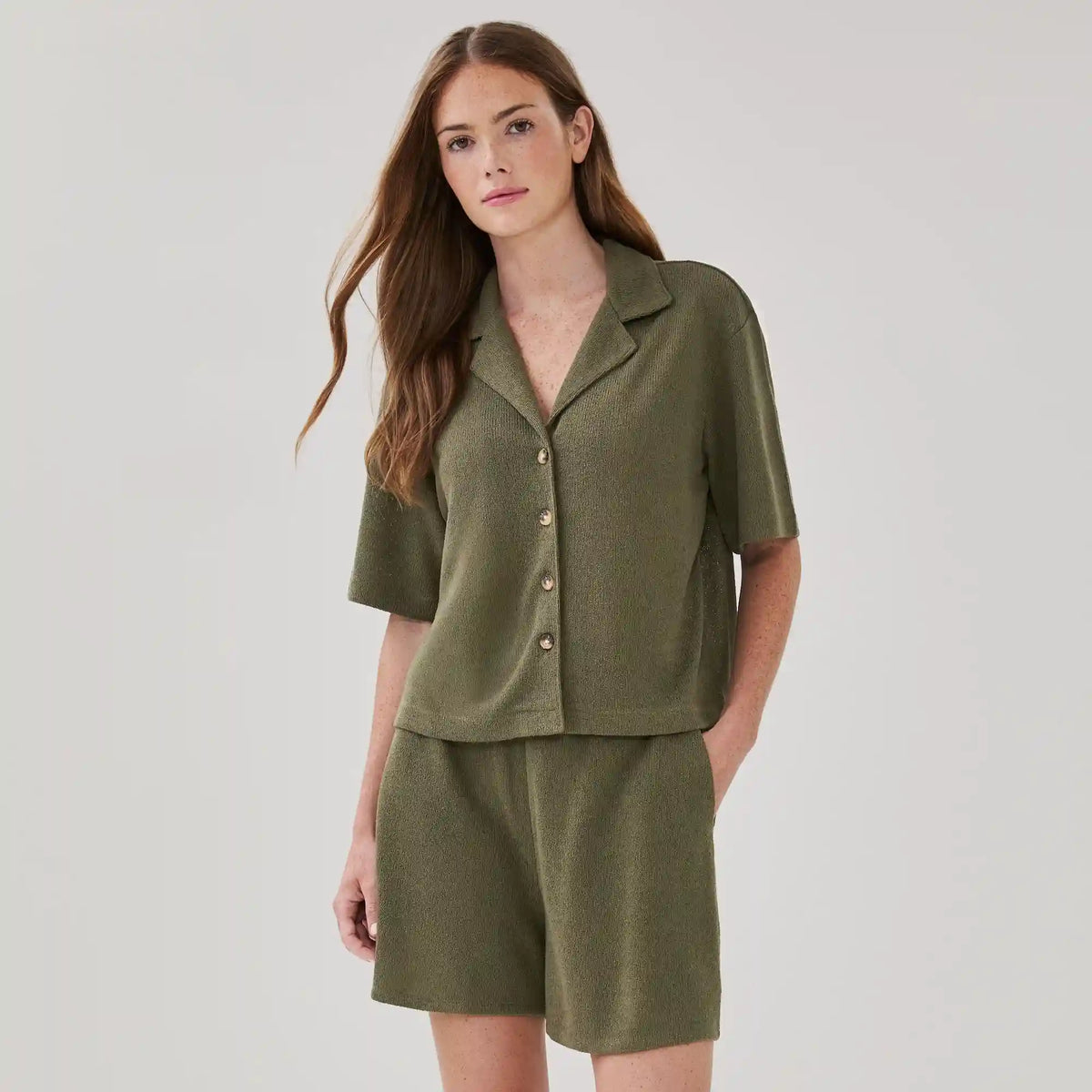 Relaxed Camp Collar Shirt