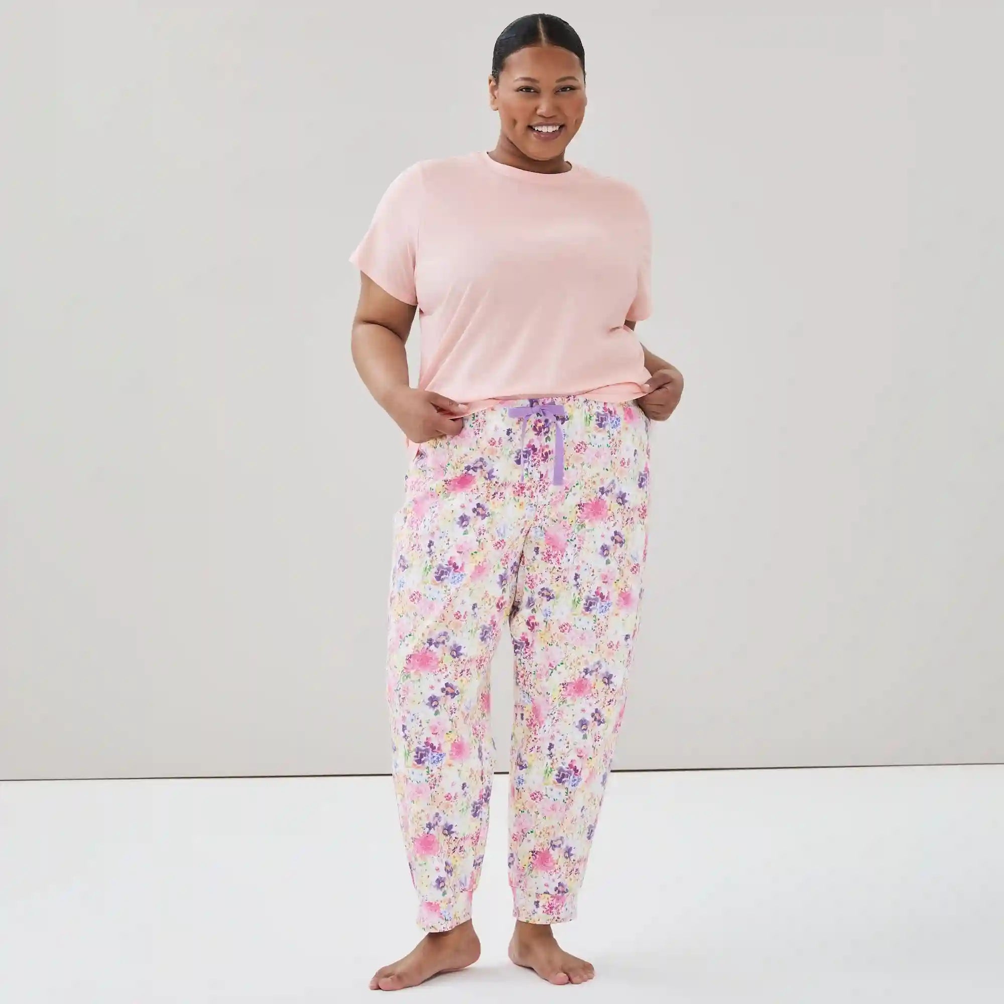 Women+ Printed Sleep Jogger