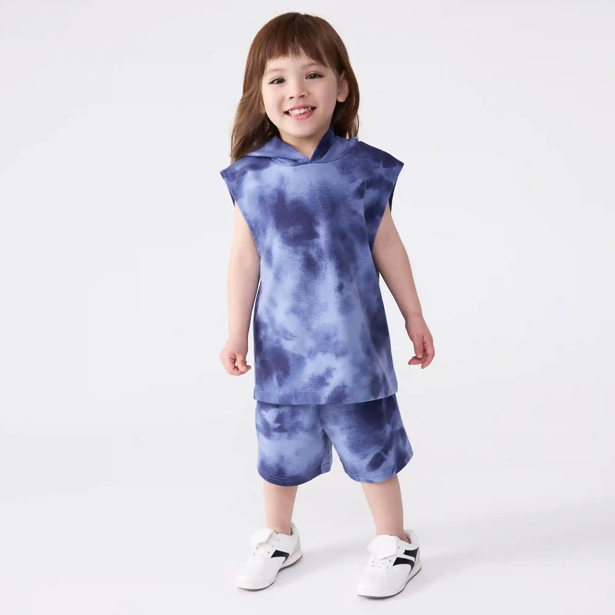 Toddler Boys' Printed Sleeveless Hoodie