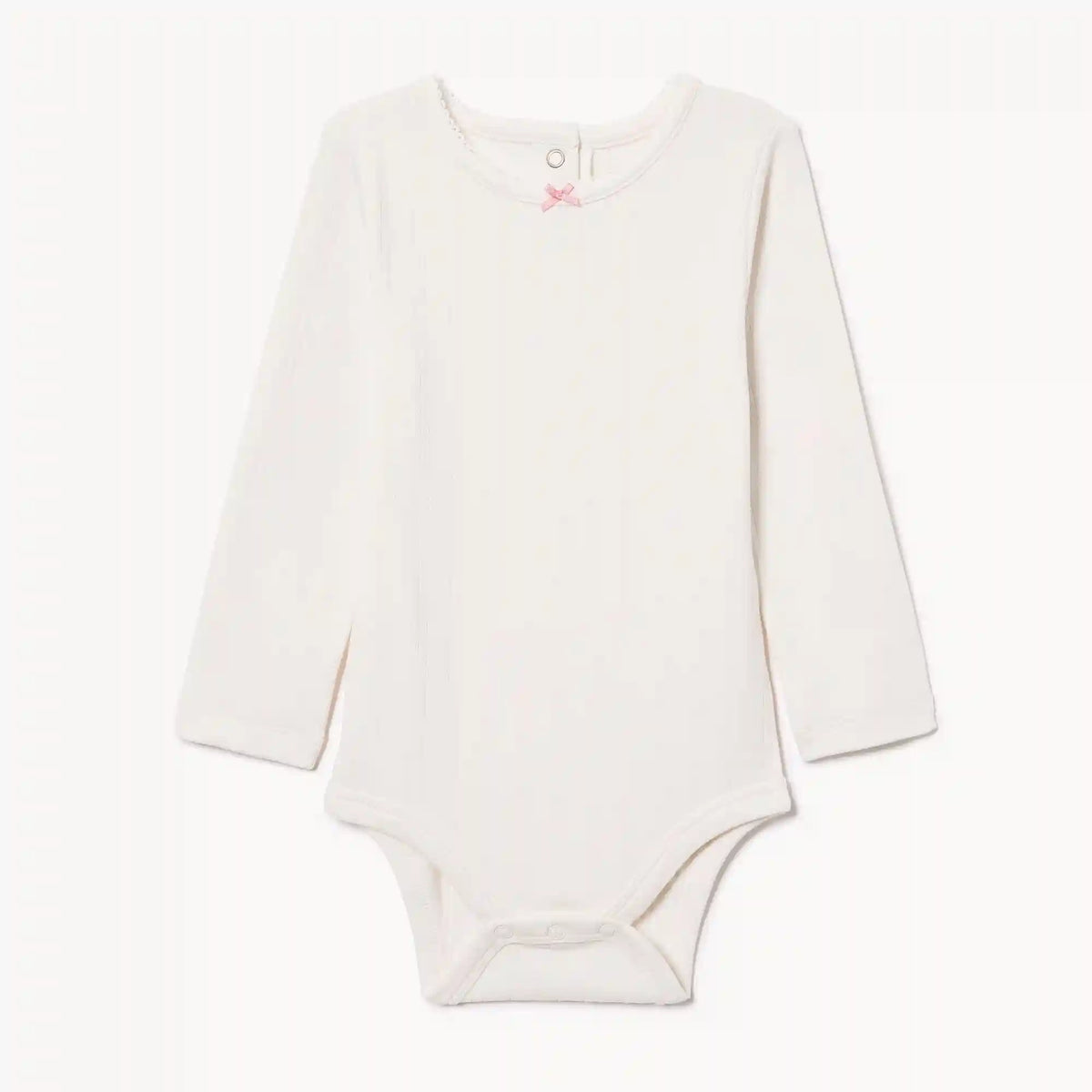 Baby Girls' Pointelle Long Sleeve Bodysuit