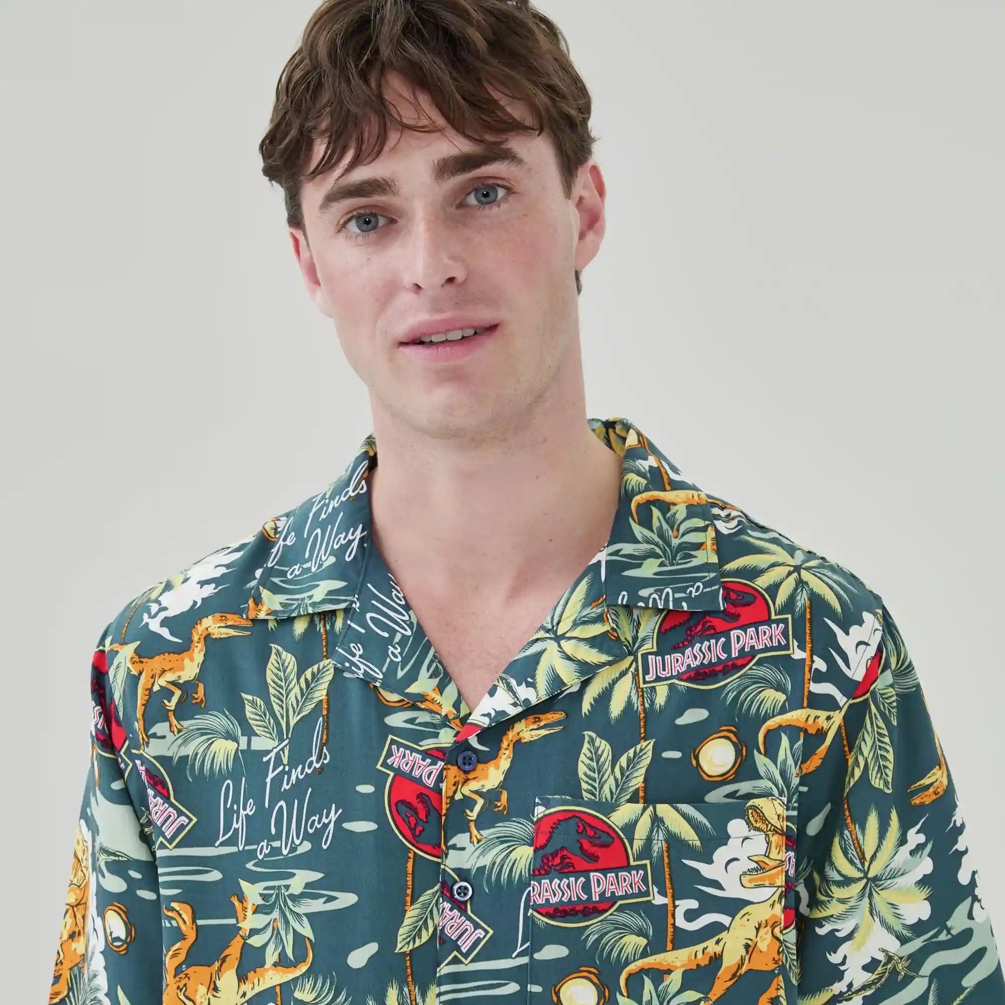 Men's Jurassic Park Gauze Shirt