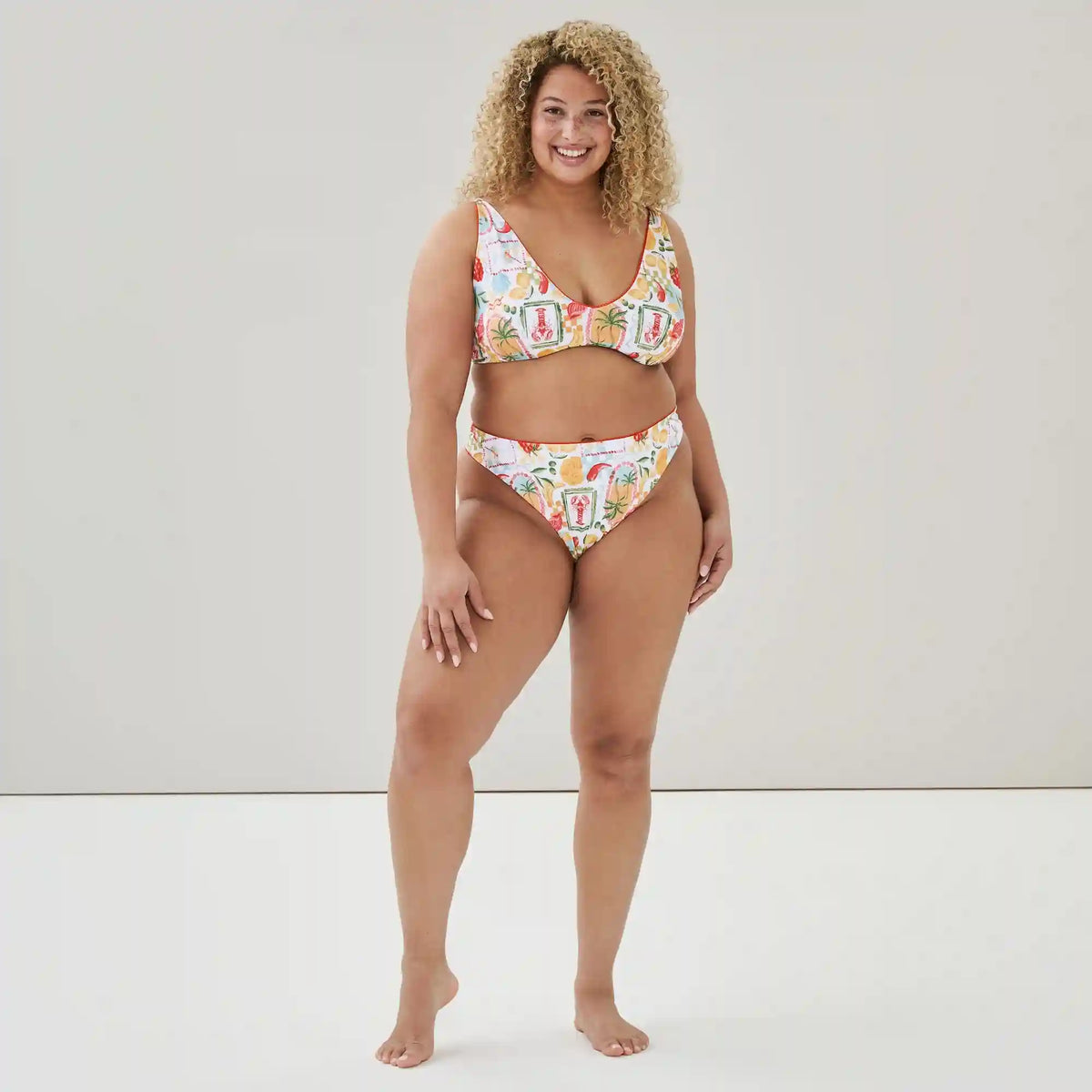 Women+ Printed Bikini Bottom