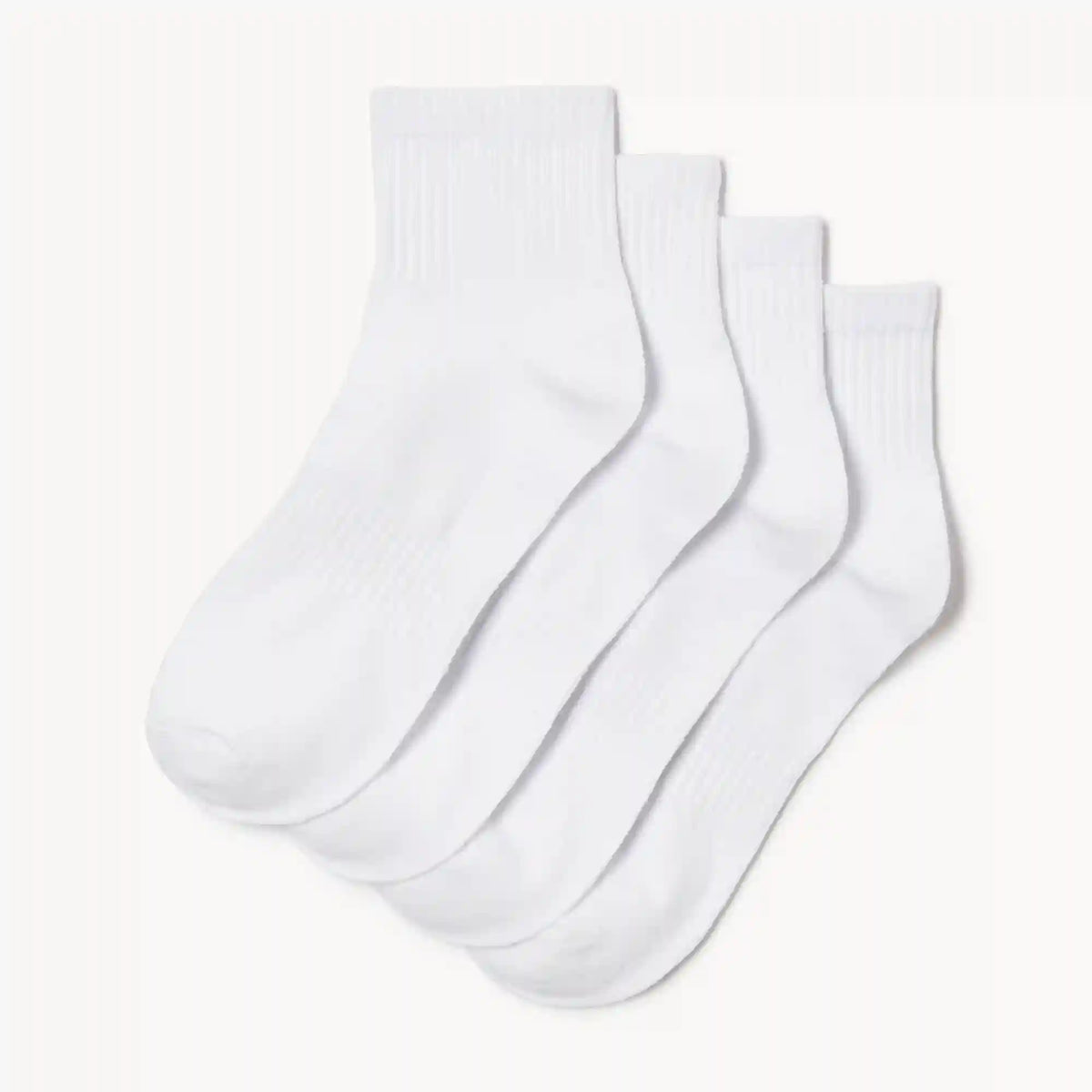 4-Pack Quarter-Crew Socks