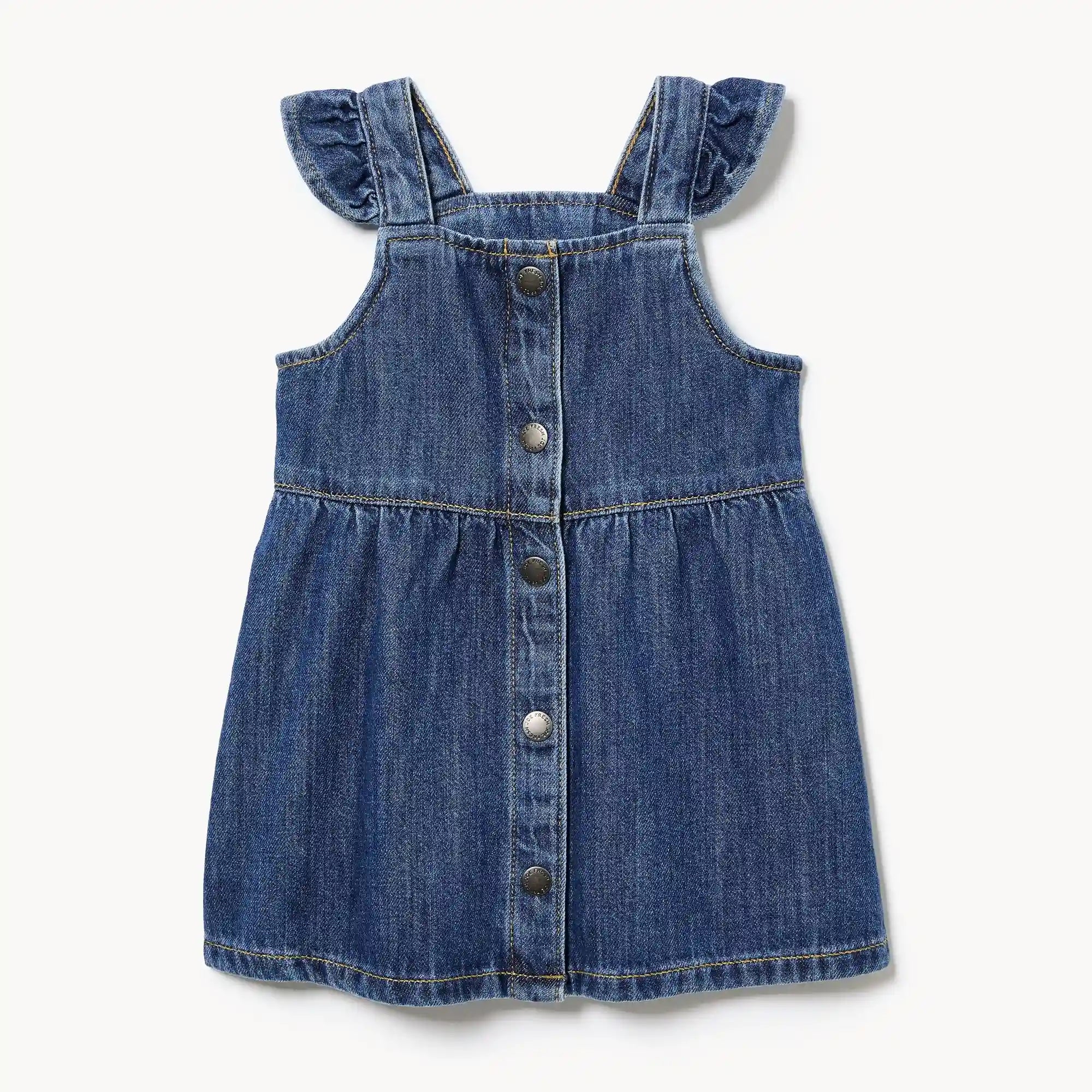 Baby Girls' Denim Pinafore