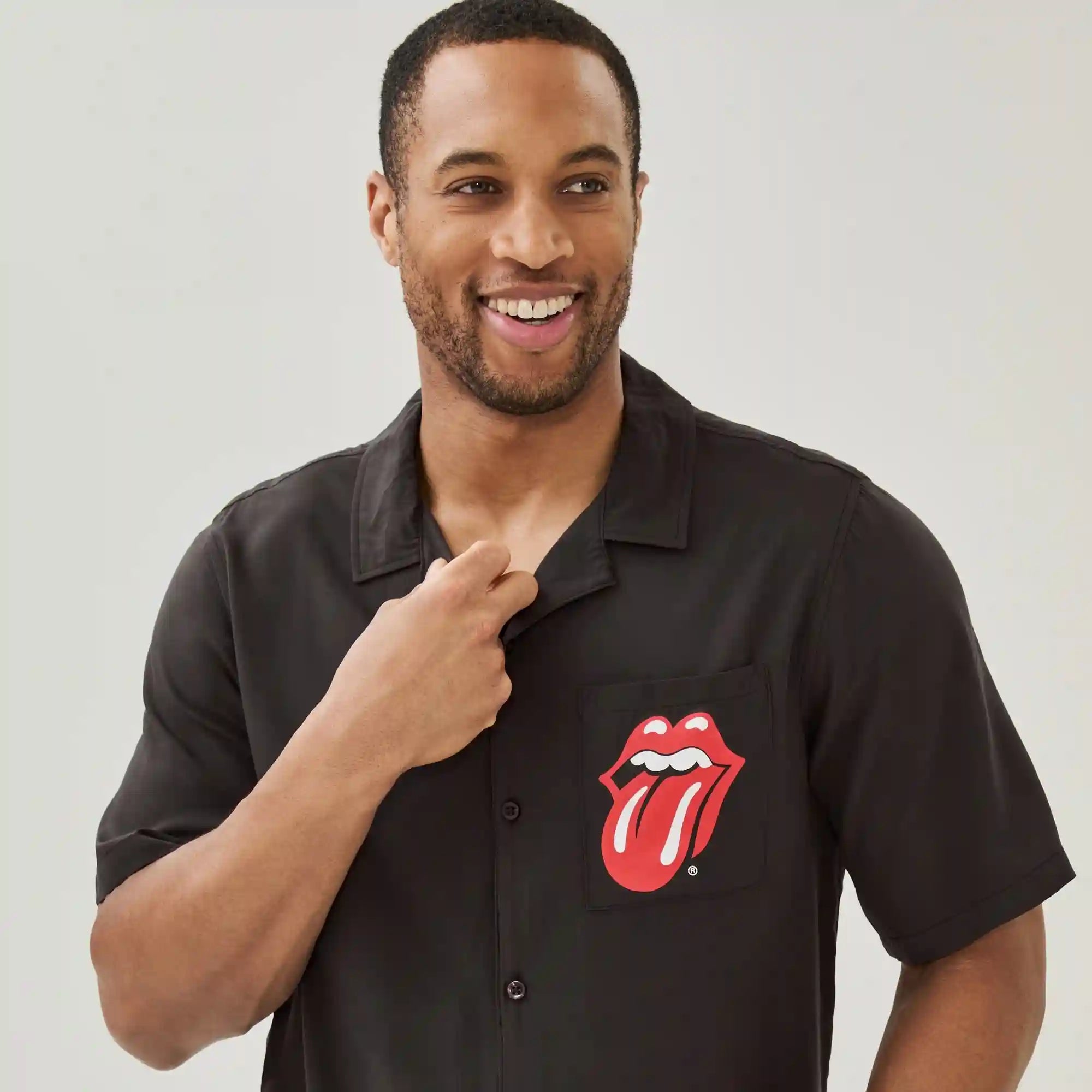 Adult The Rolling Stones Button-Up Shirt