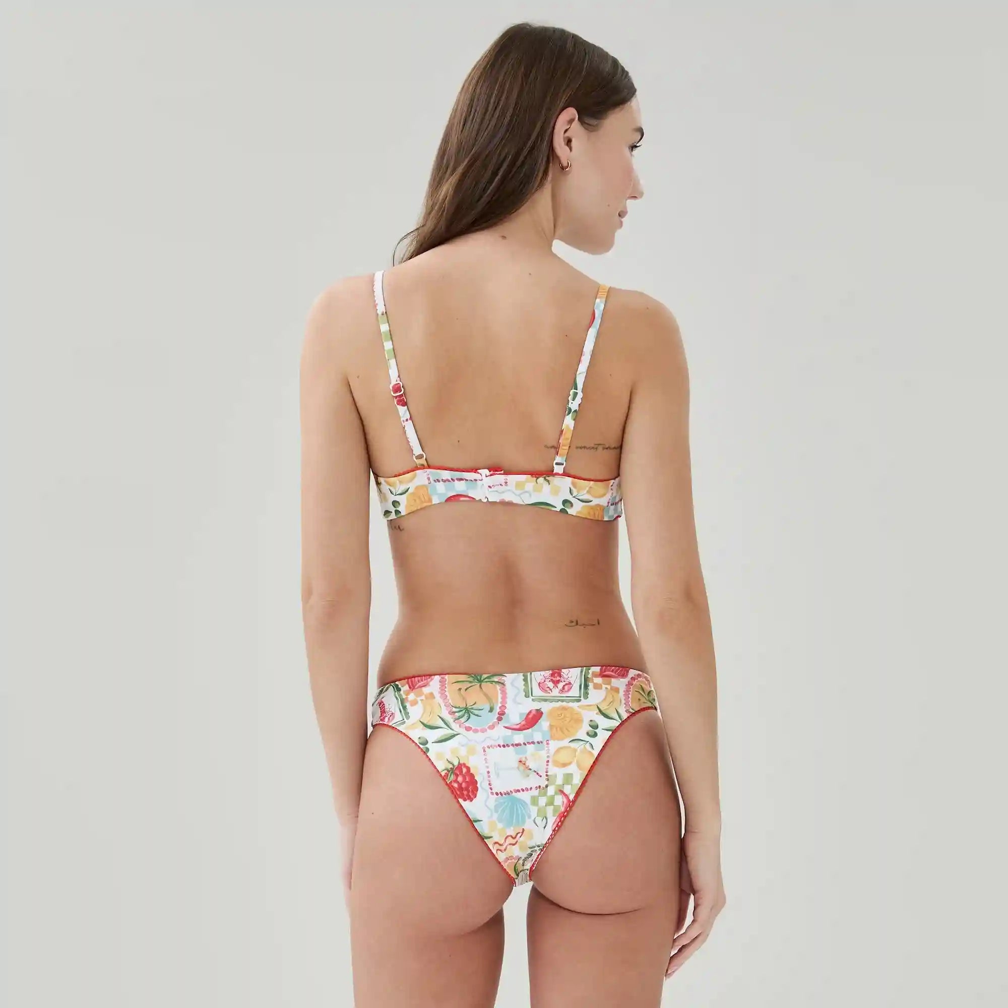 Printed Bikini Top