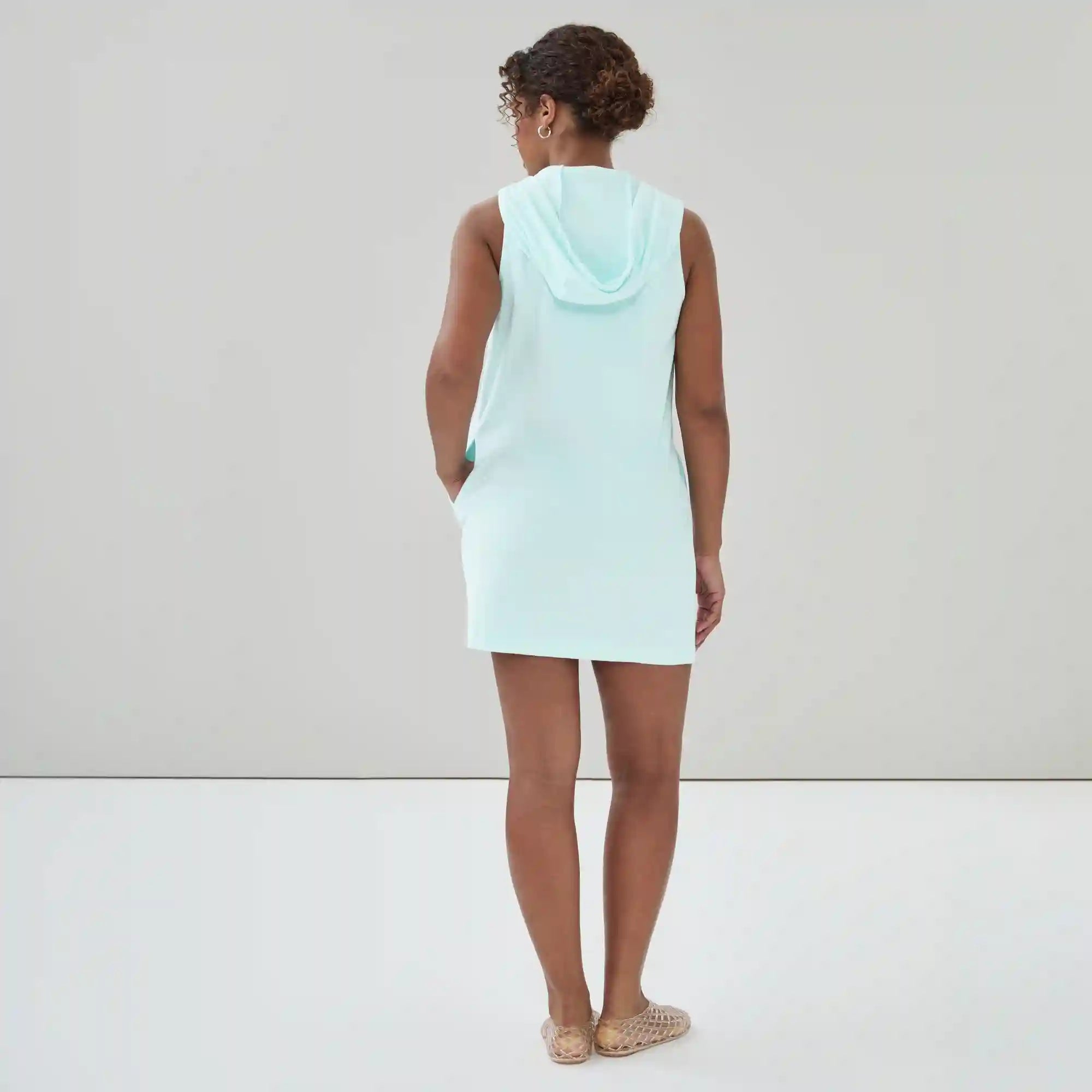 Terry Hooded Swim Cover-Up