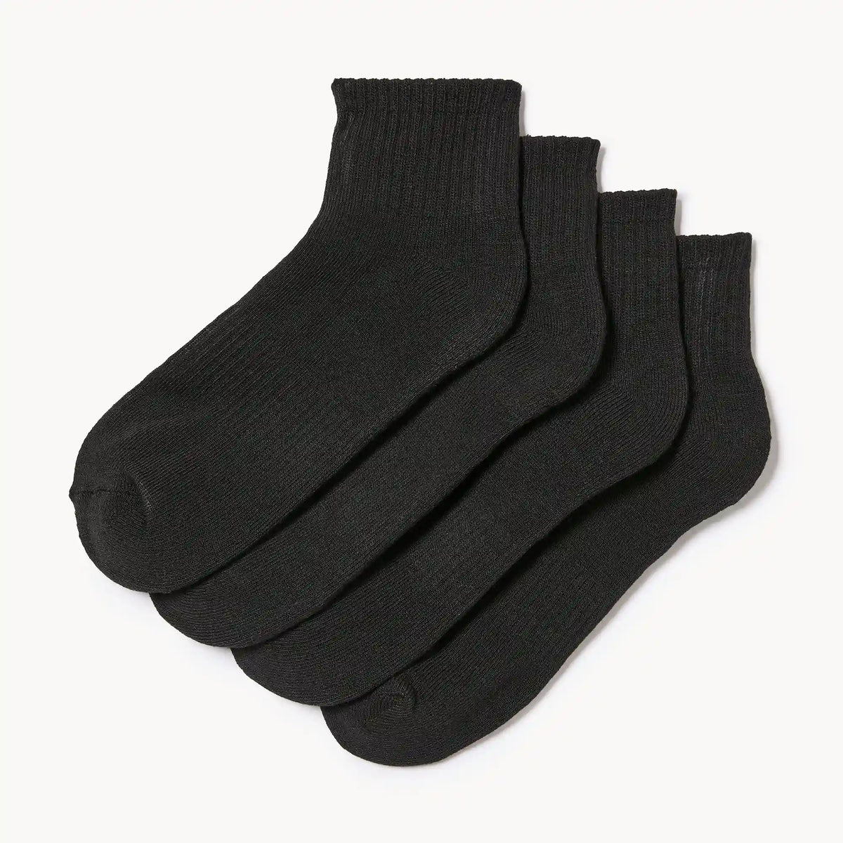 4-Pack Quarter-Crew Socks