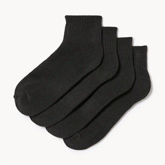 4-Pack Quarter-Crew Socks