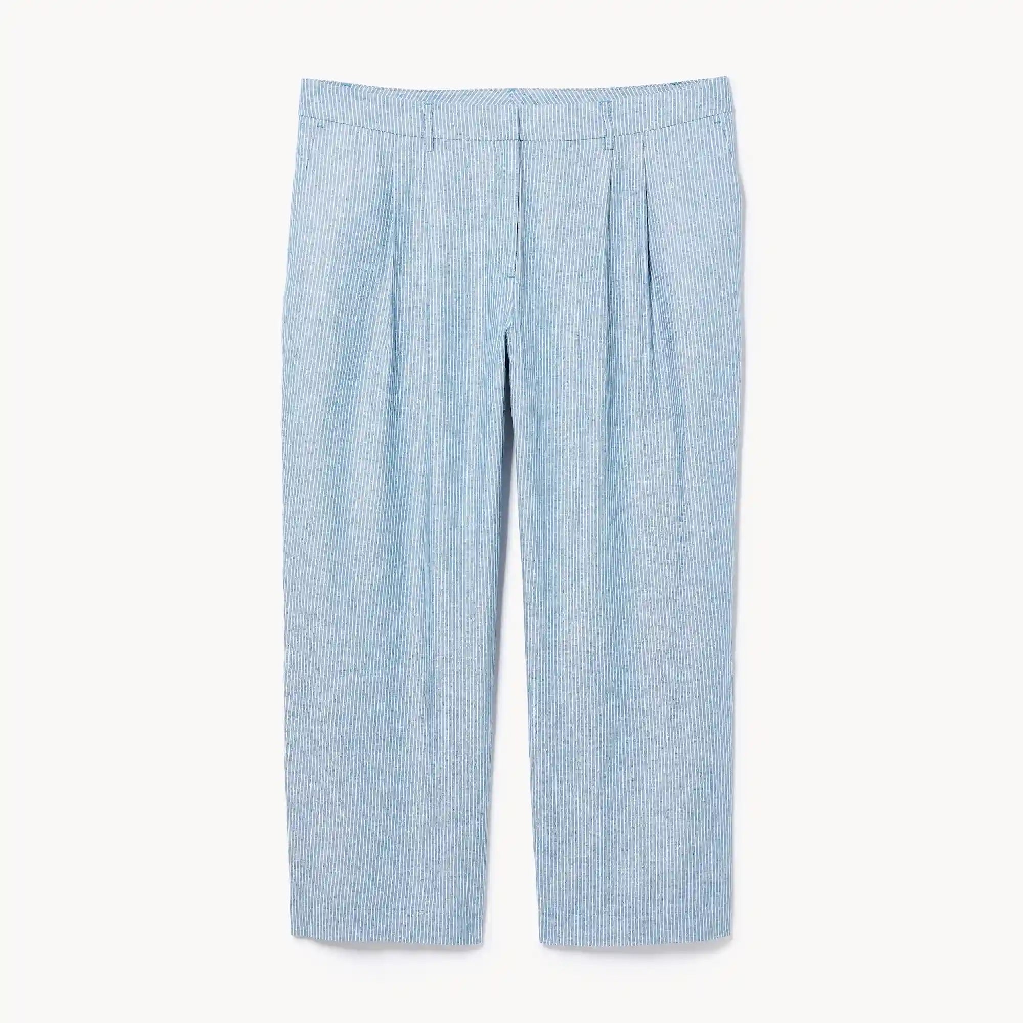 Women+ Linen Blend Pleated Trouser