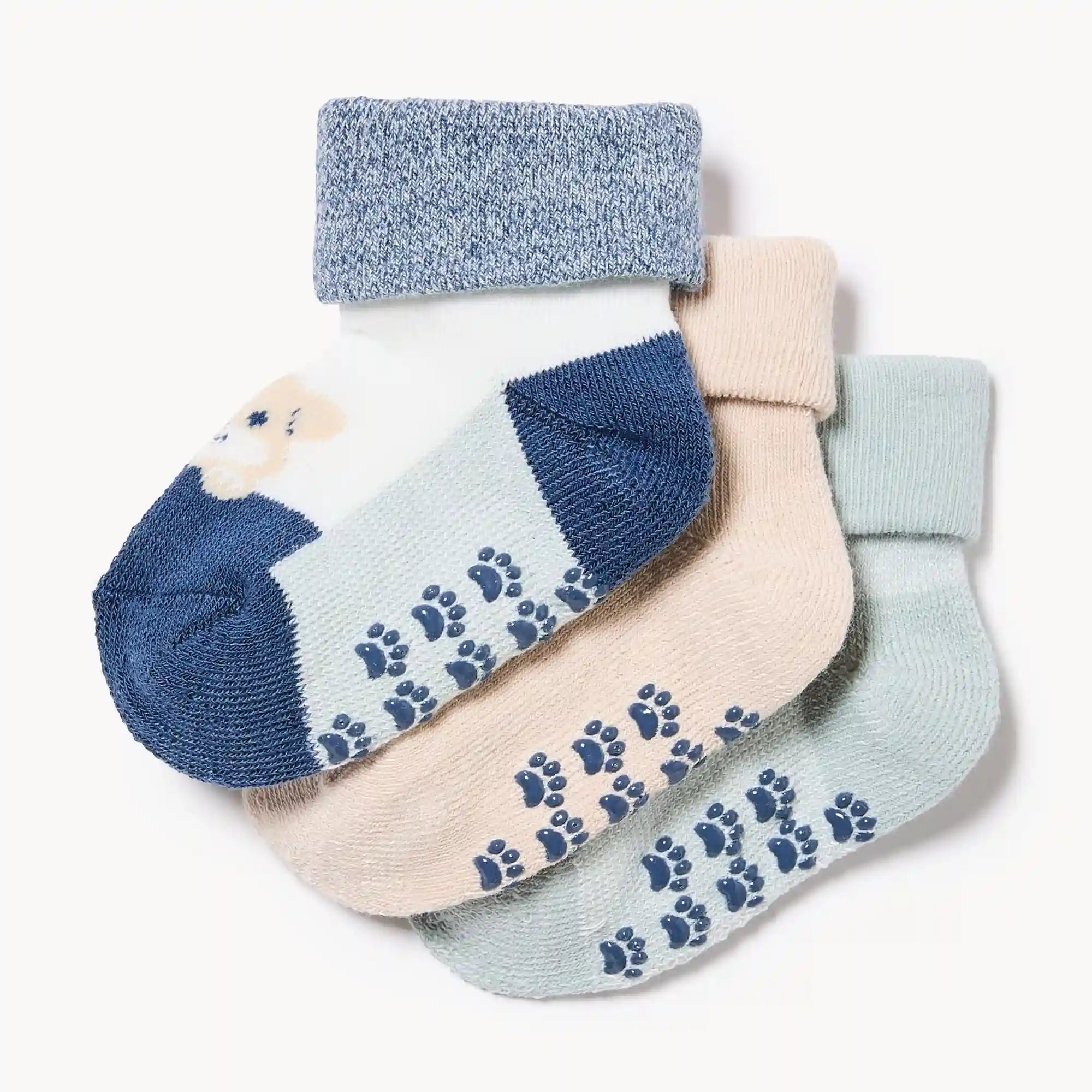Baby Boys' 3-Pack Crew Socks
