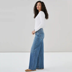 High Rise Wide Leg Jean