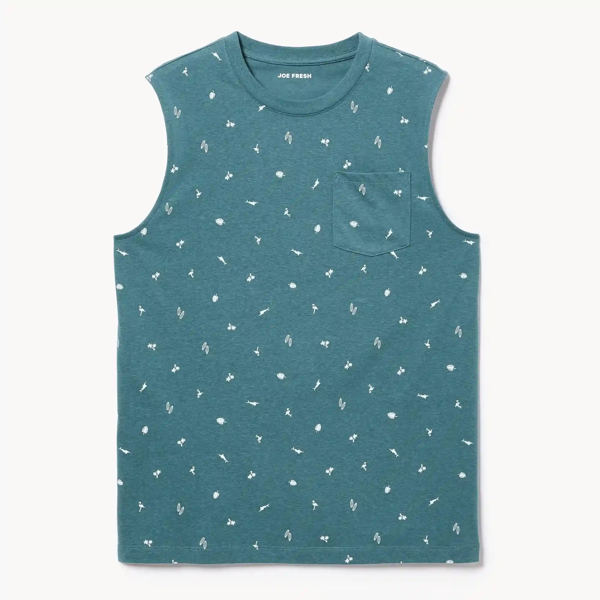 Men's Printed Muscle Tank